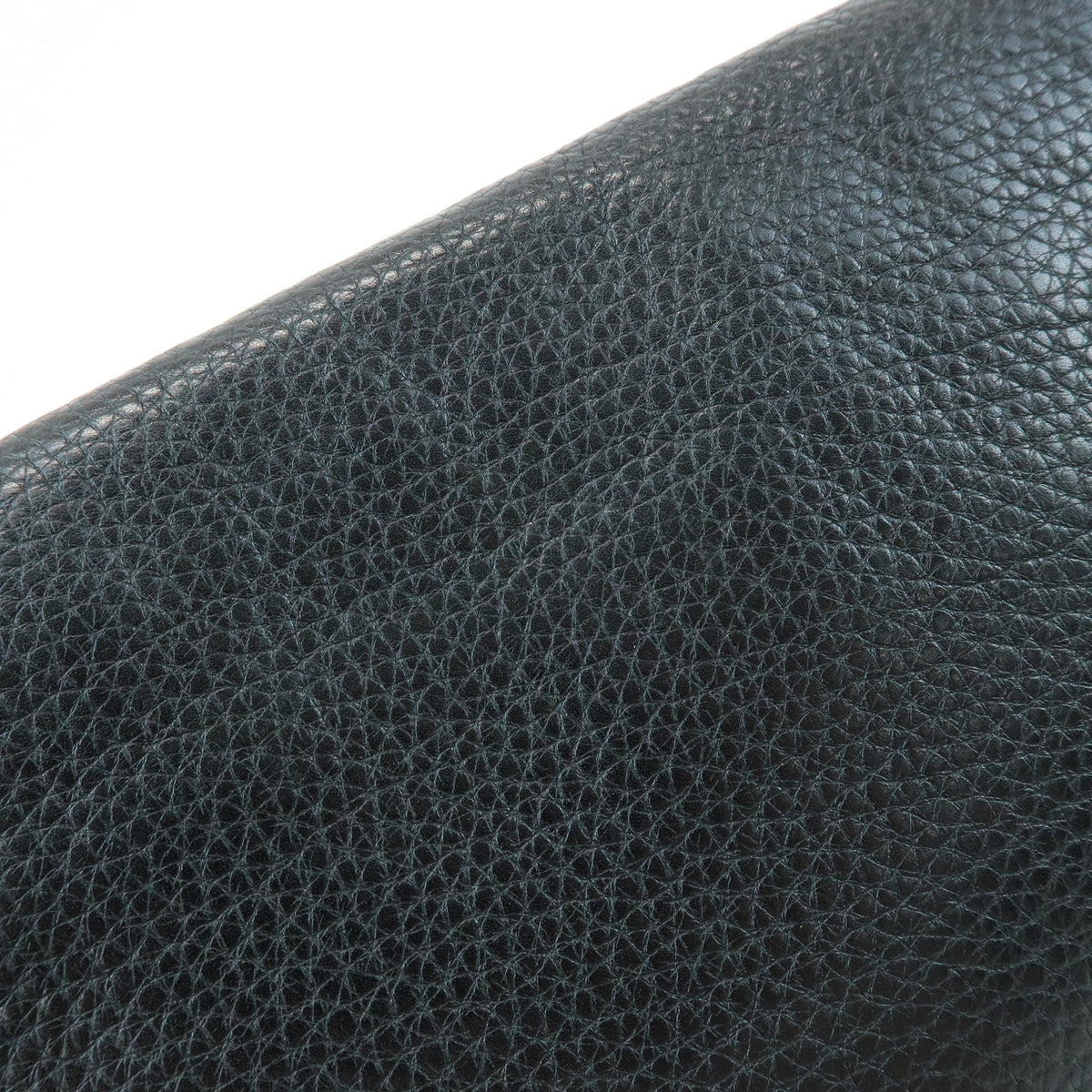 GUCCI SOHO Interlocking G Leather Clutch Bag Flat Pouch Black 336753