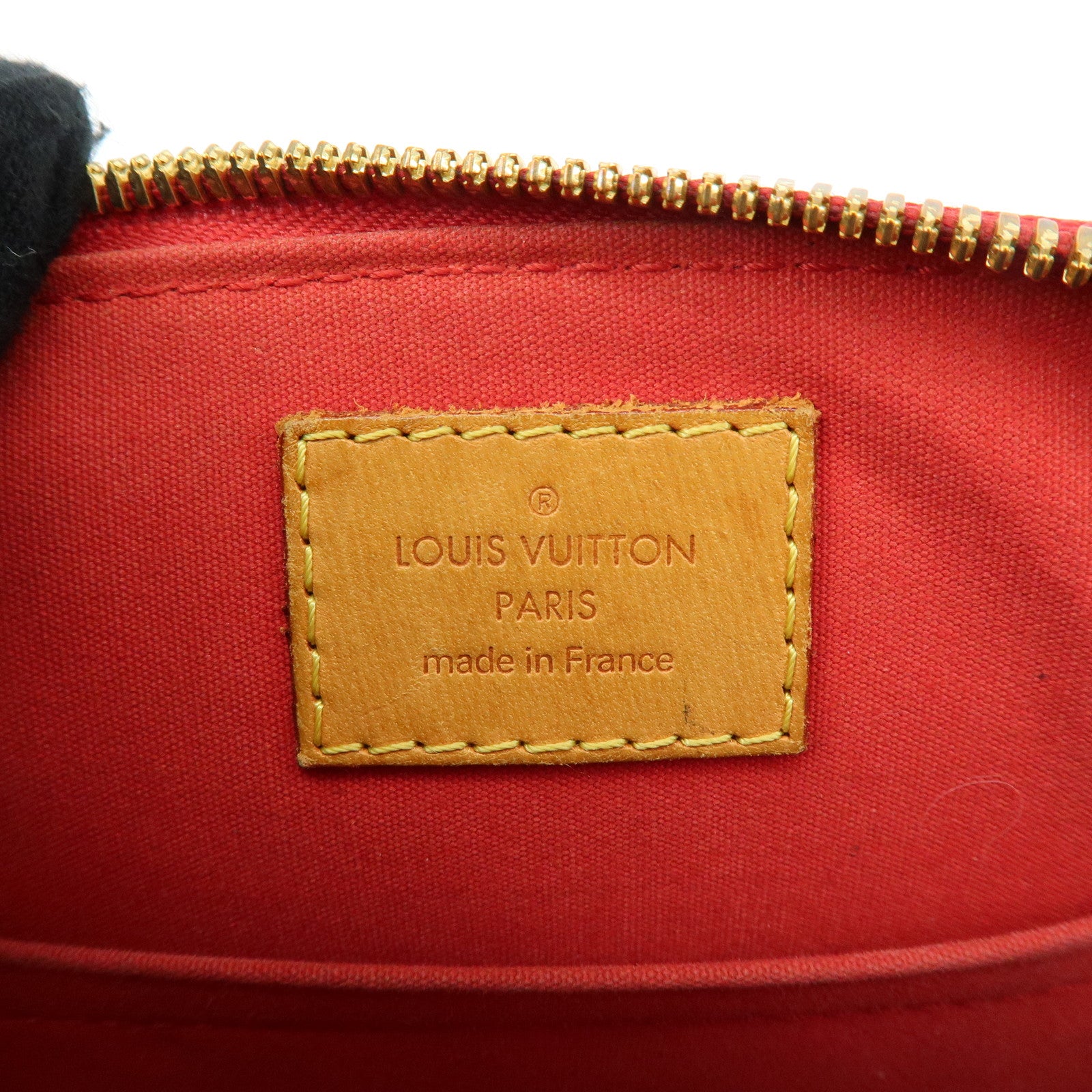 Louis Vuitton Monogram Vernis Alma BB 2Way Hand Bag Cerise M90174