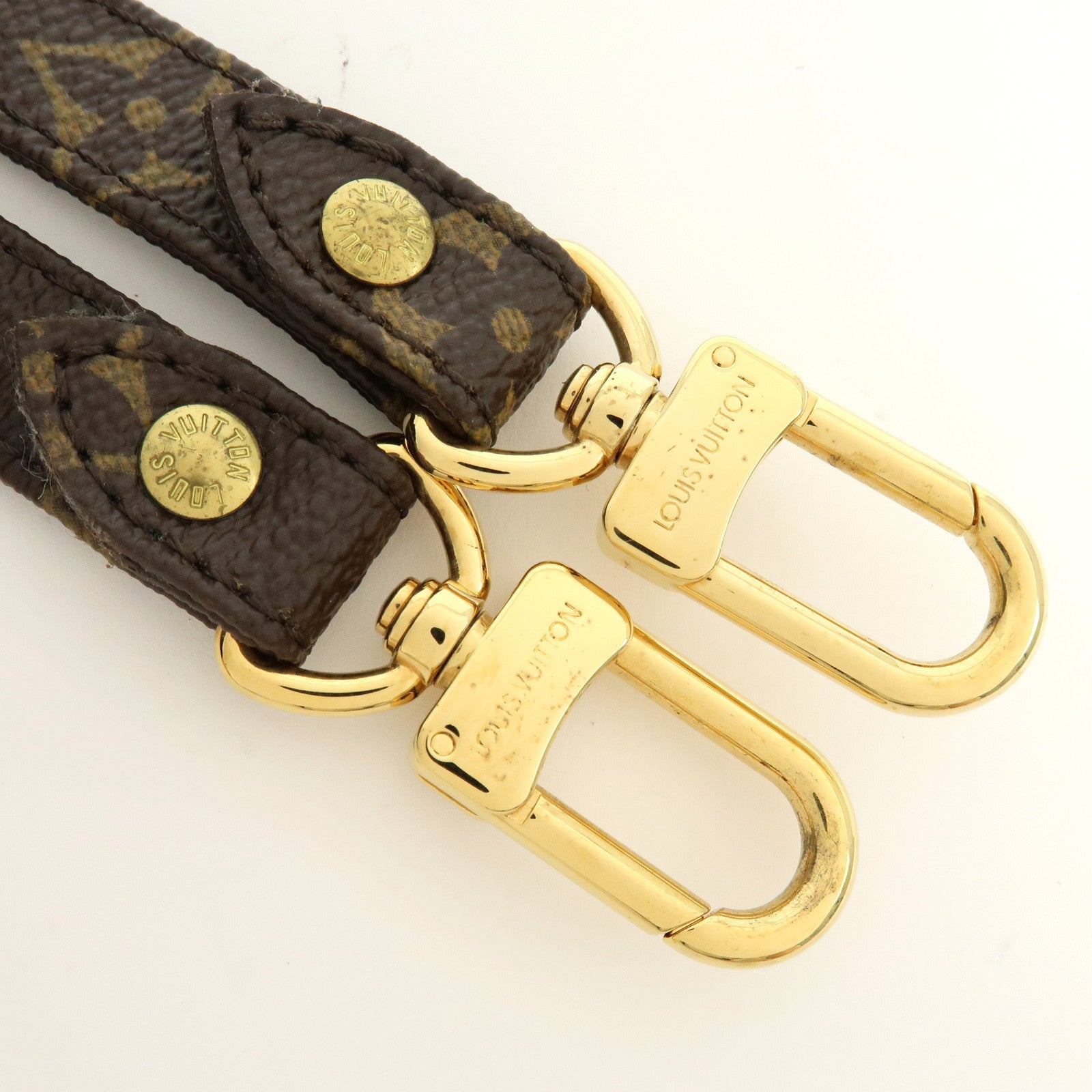 Louis Vuitton Monogram Adjustable Shoulder Strap Brown 120cm J52315