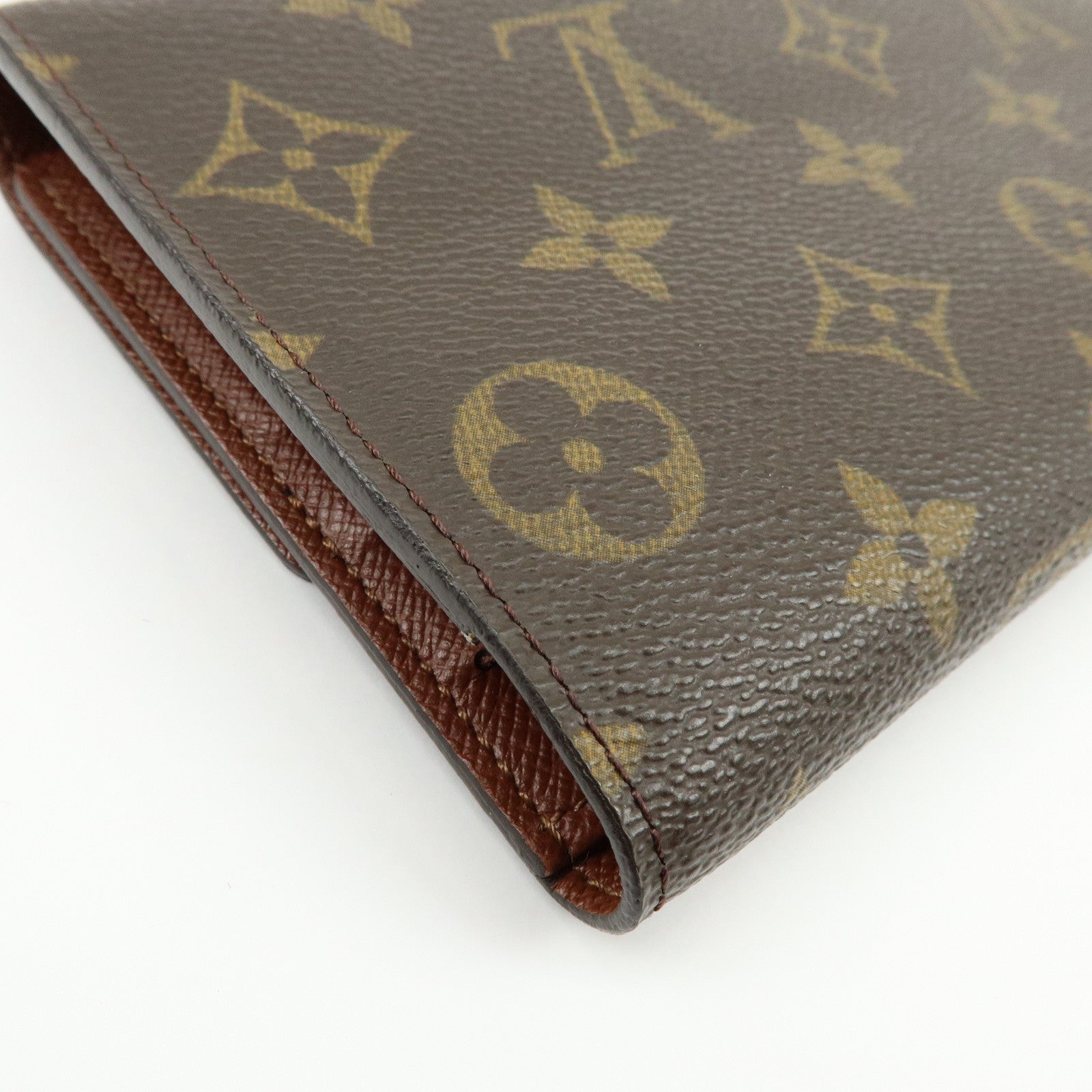 Louis Vuitton Monogram Porte Tresor International Wallet Brown M61215
