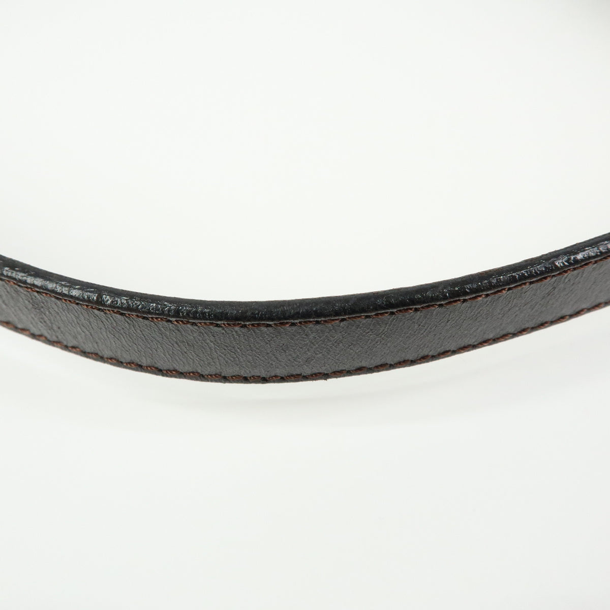 FENDI Zucca Canvas Leather Shoulder Bag Hand Bag Black Brown 26569