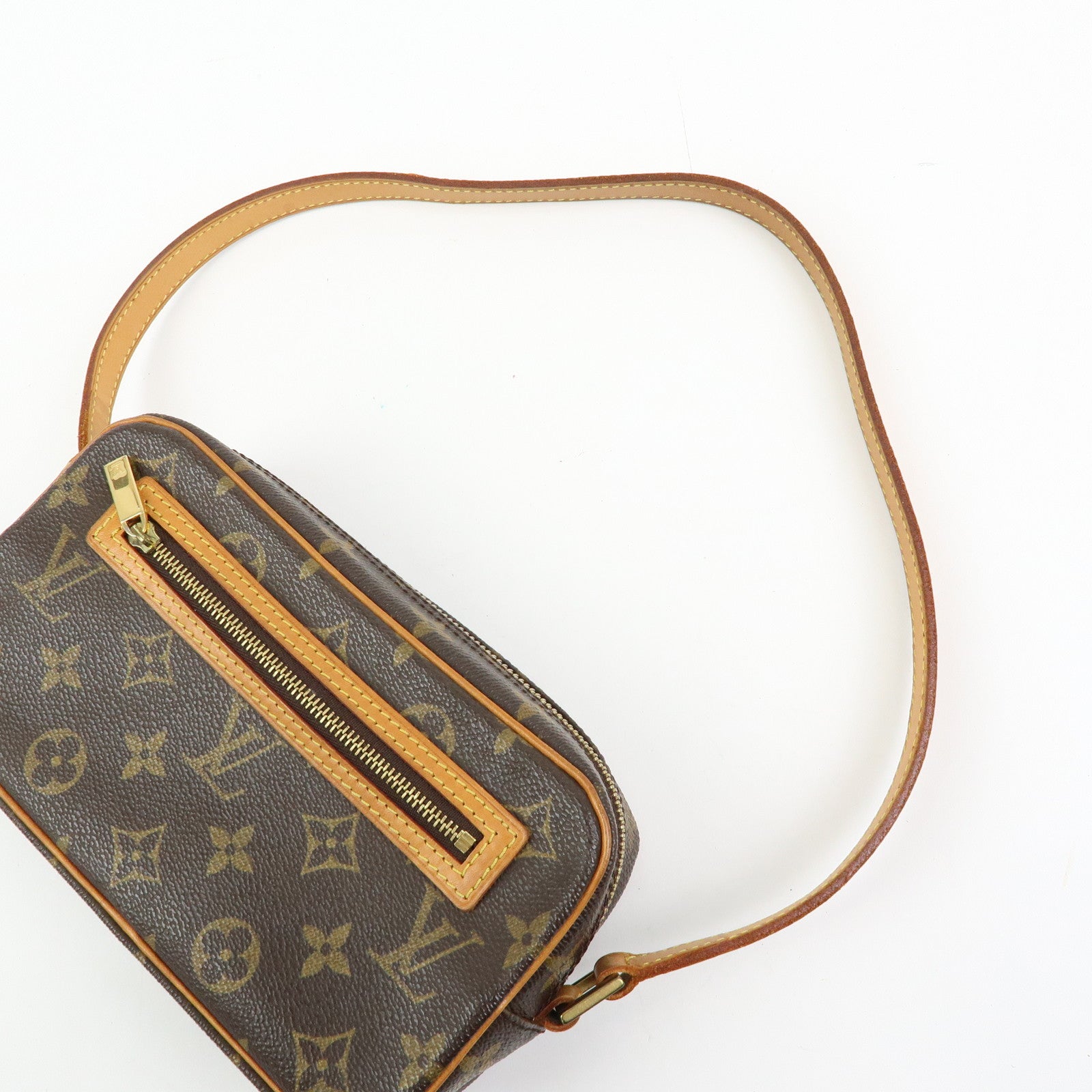 Louis Vuitton Monogram Pochette Cite Shoulder Bag Brown M51183
