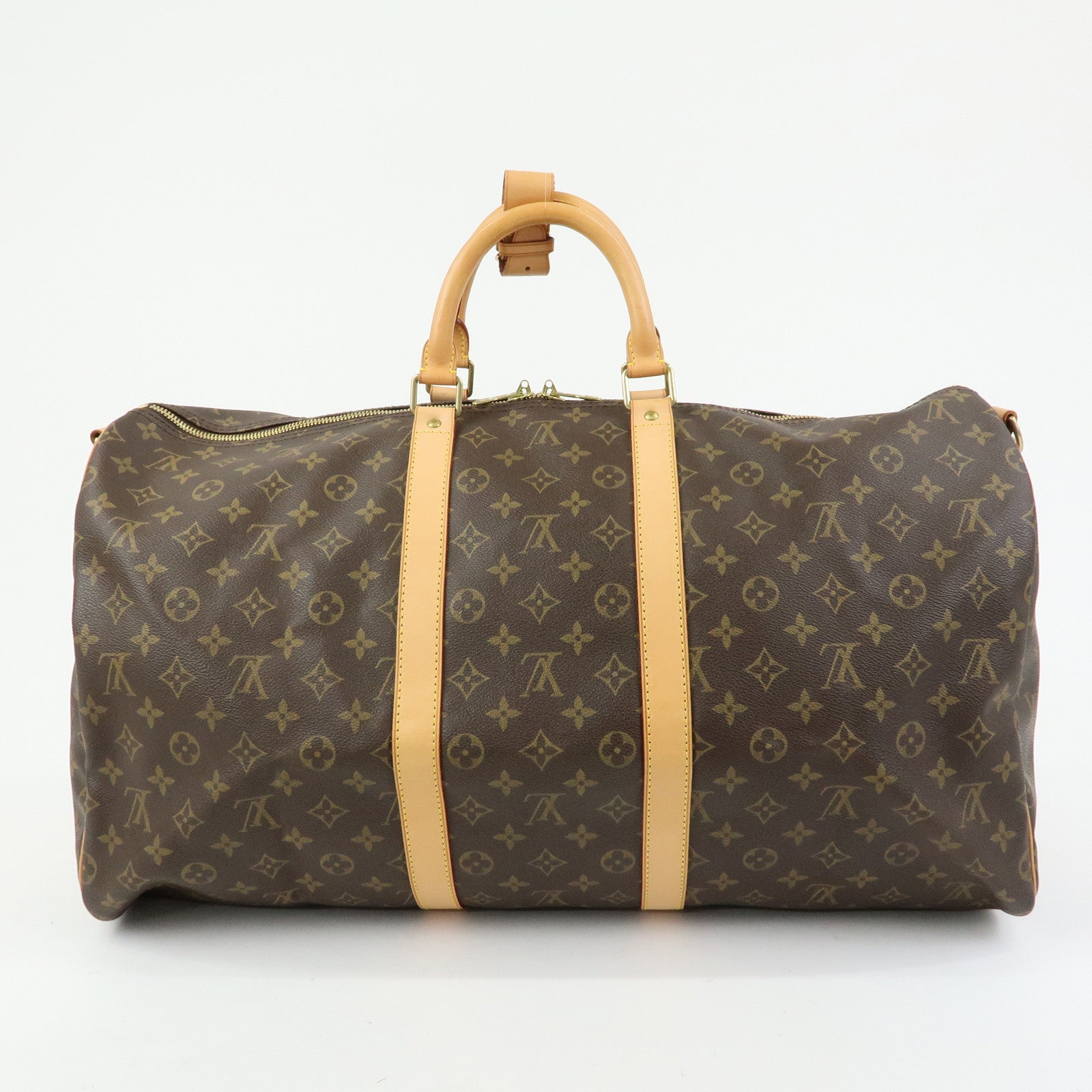 Louis Vuitton Monogram Keep All Bandouliere 55 Boston Bag M41414
