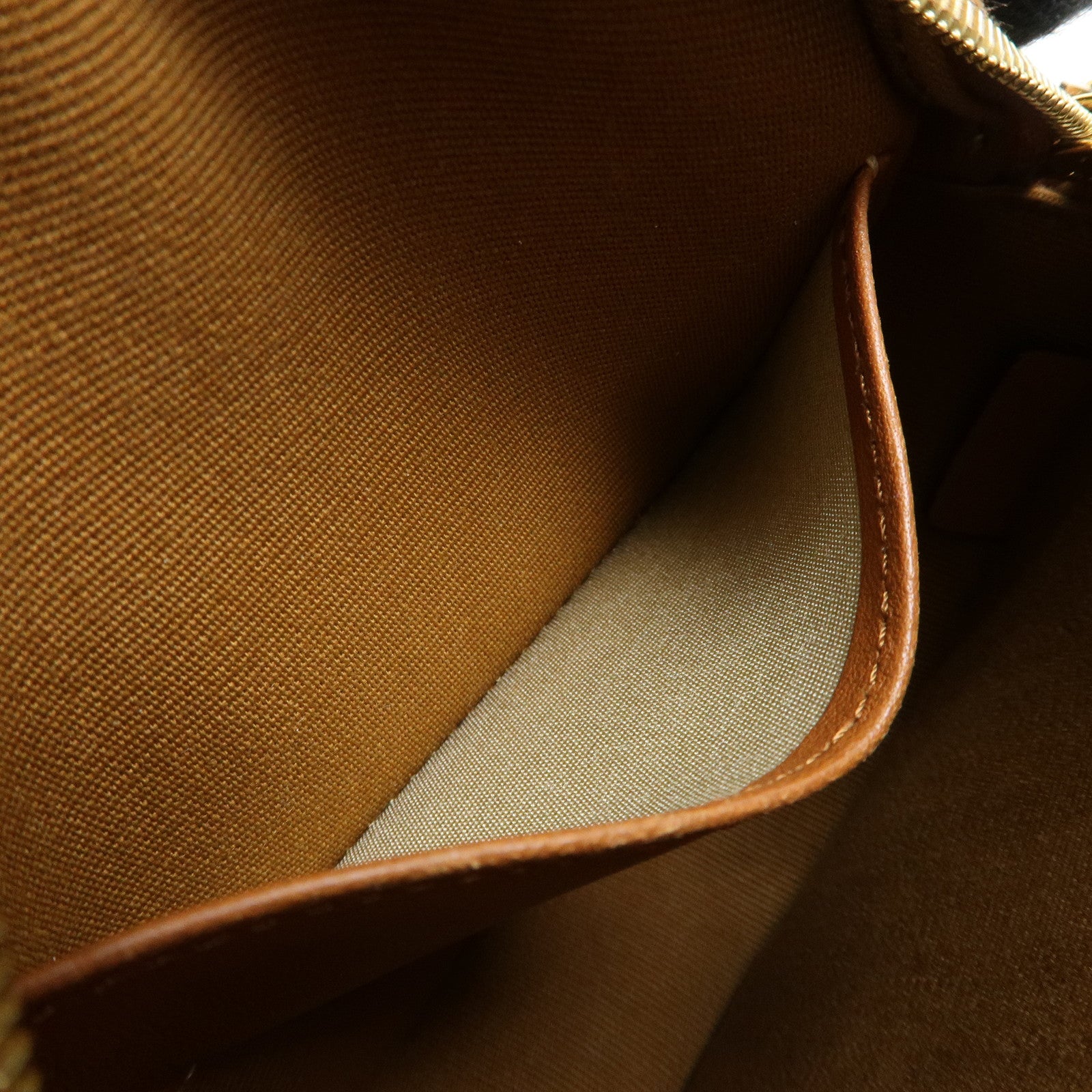 CELINE Triomphe PVC Leather Shoulder Bag Crossbody Bag Brown