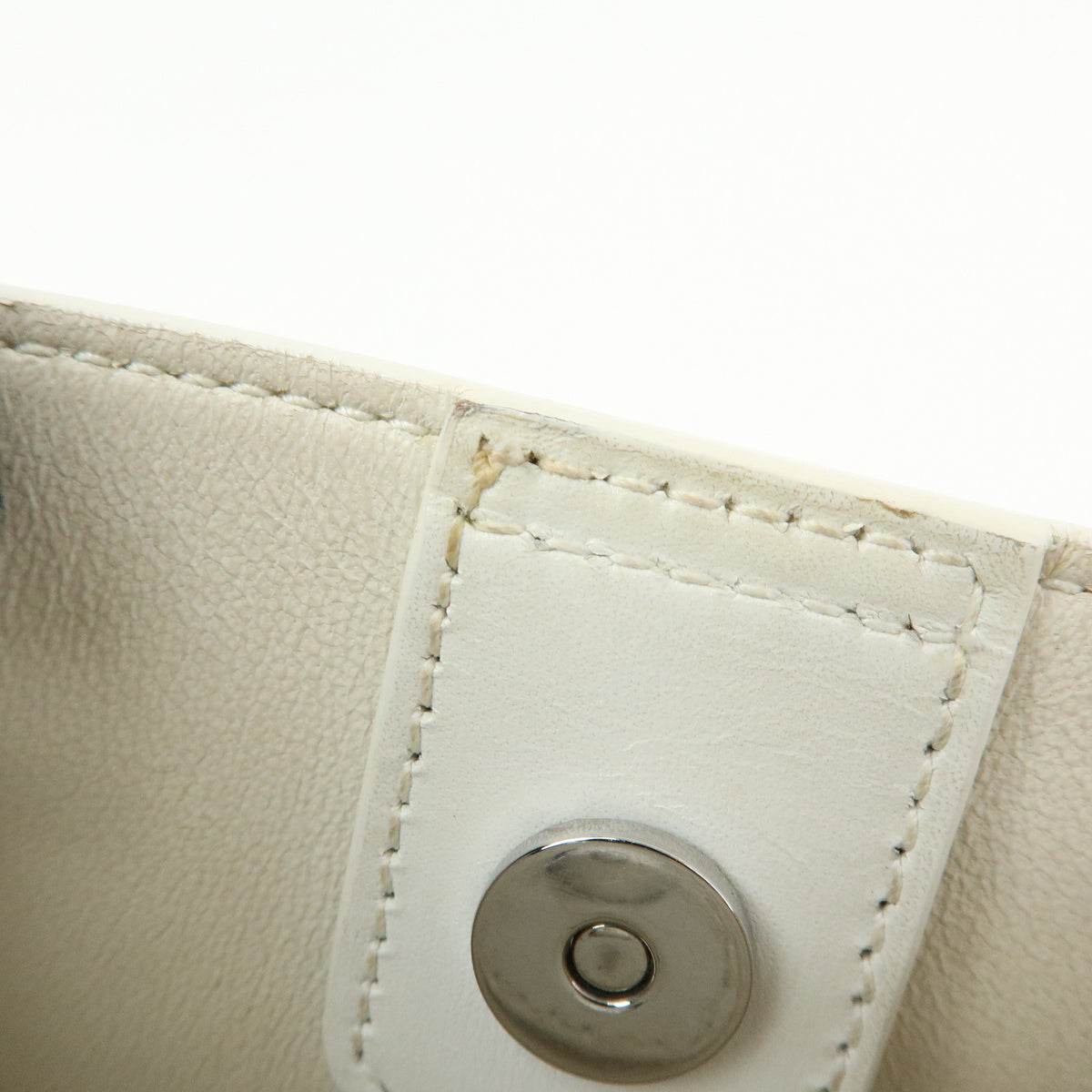 JIL SANDER Tangle Leather Shoulder Bag Crossbody Bag White