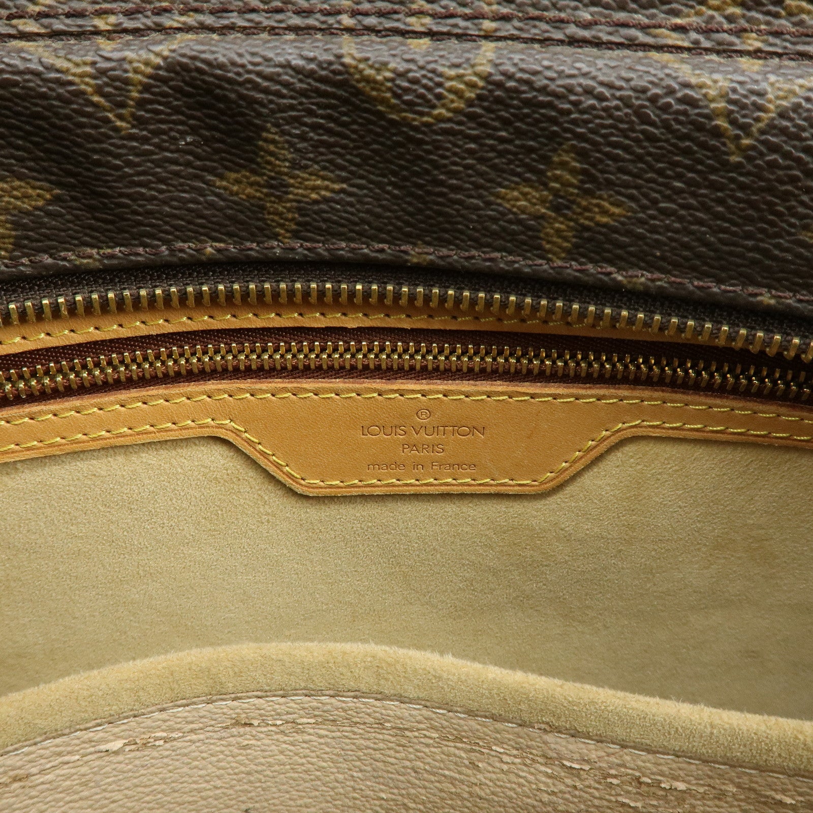 Louis Vuitton Monogram Luco Tote Bag Shoulder Bag Brown M51155