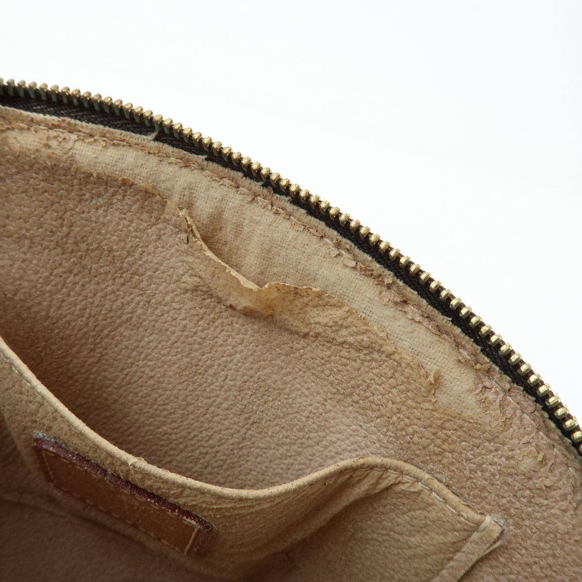 Louis Vuitton Monogram Pochette Cosmetic PM Pouch Brown M47515