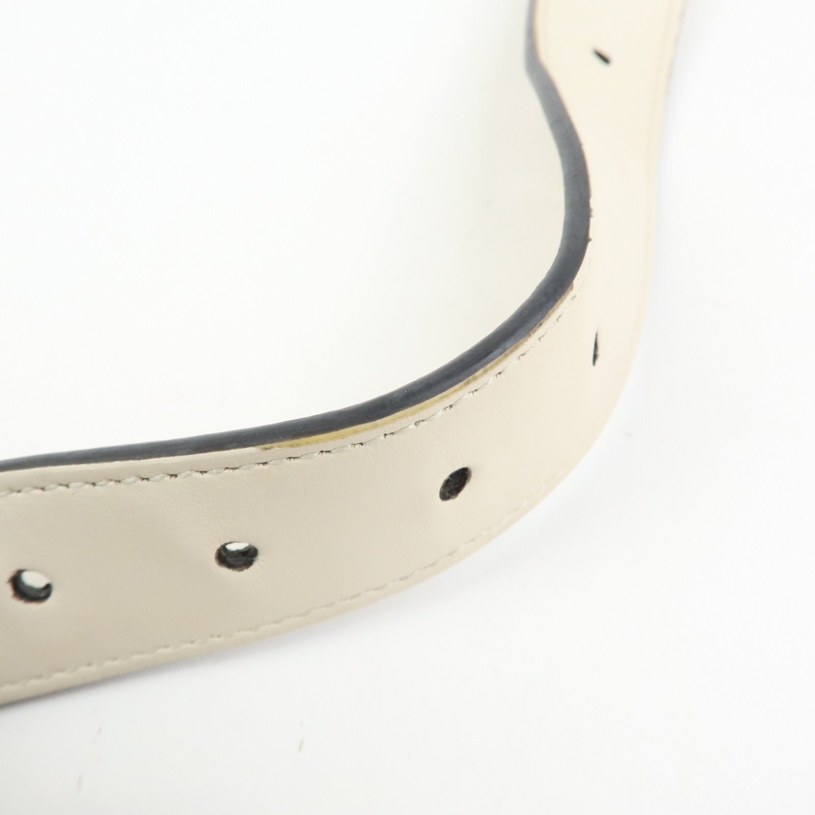 GUCCI GG Marmont Leather Waist Bag Lion Cicada Ivory 476434