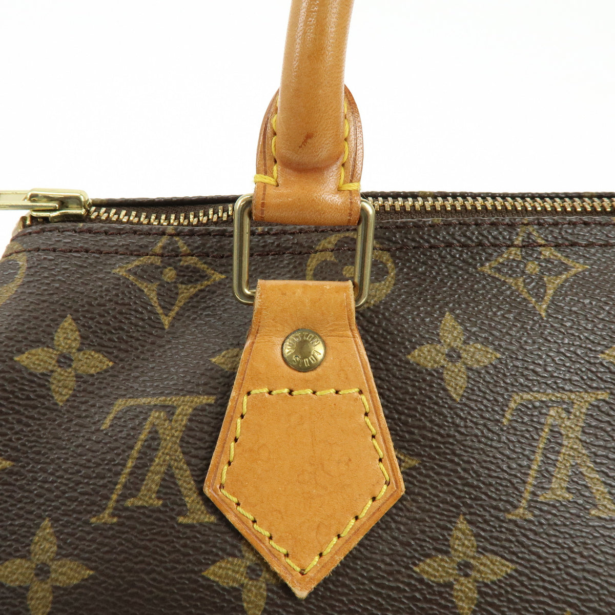 Louis Vuitton Monogram Speedy 25 Boston Bag Hand Bag Brown M41528