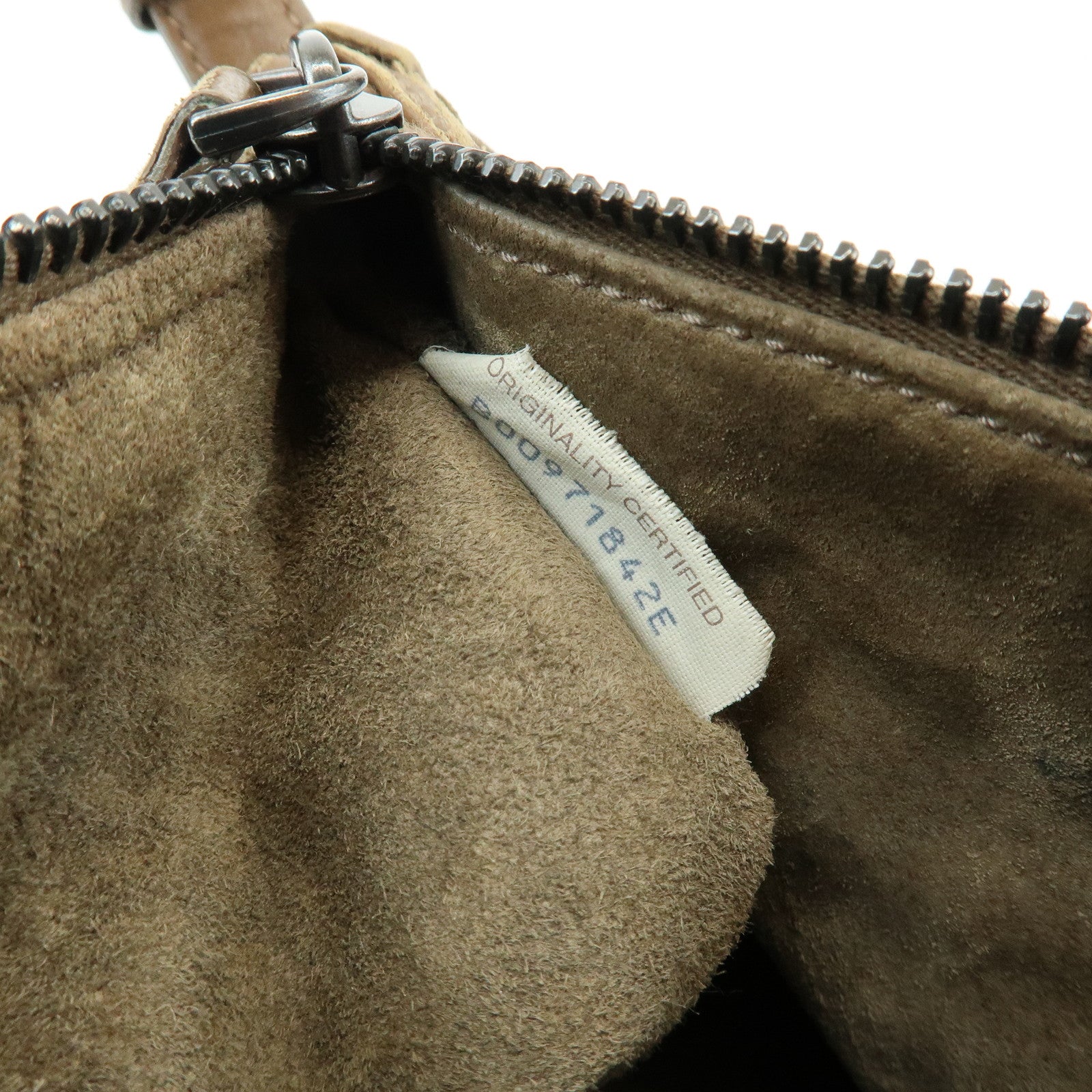 BOTTEGA VENETA Intrecciato Leather Hand Bag Shoulder Bag Mocha Brown
