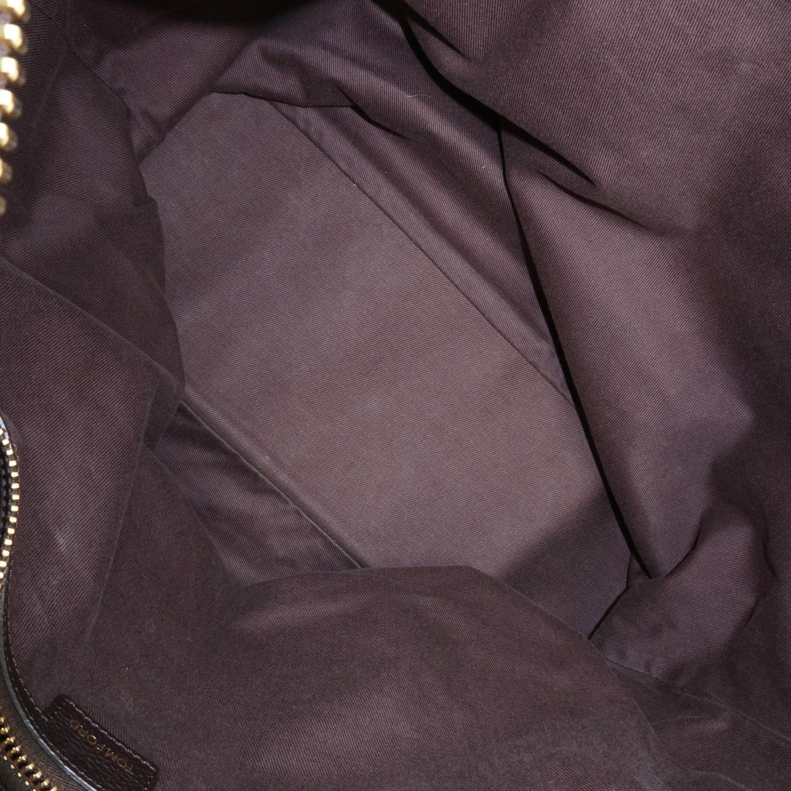 TOM FORD Leather Shoulder Bag Crossbody Bag Black