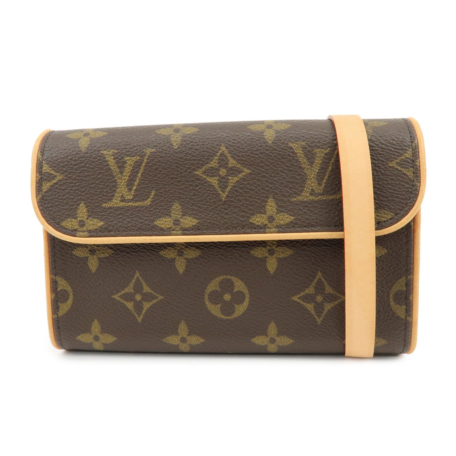 Louis Vuitton Monogram Pochette Florentine Waist Bag Belt XS M51855