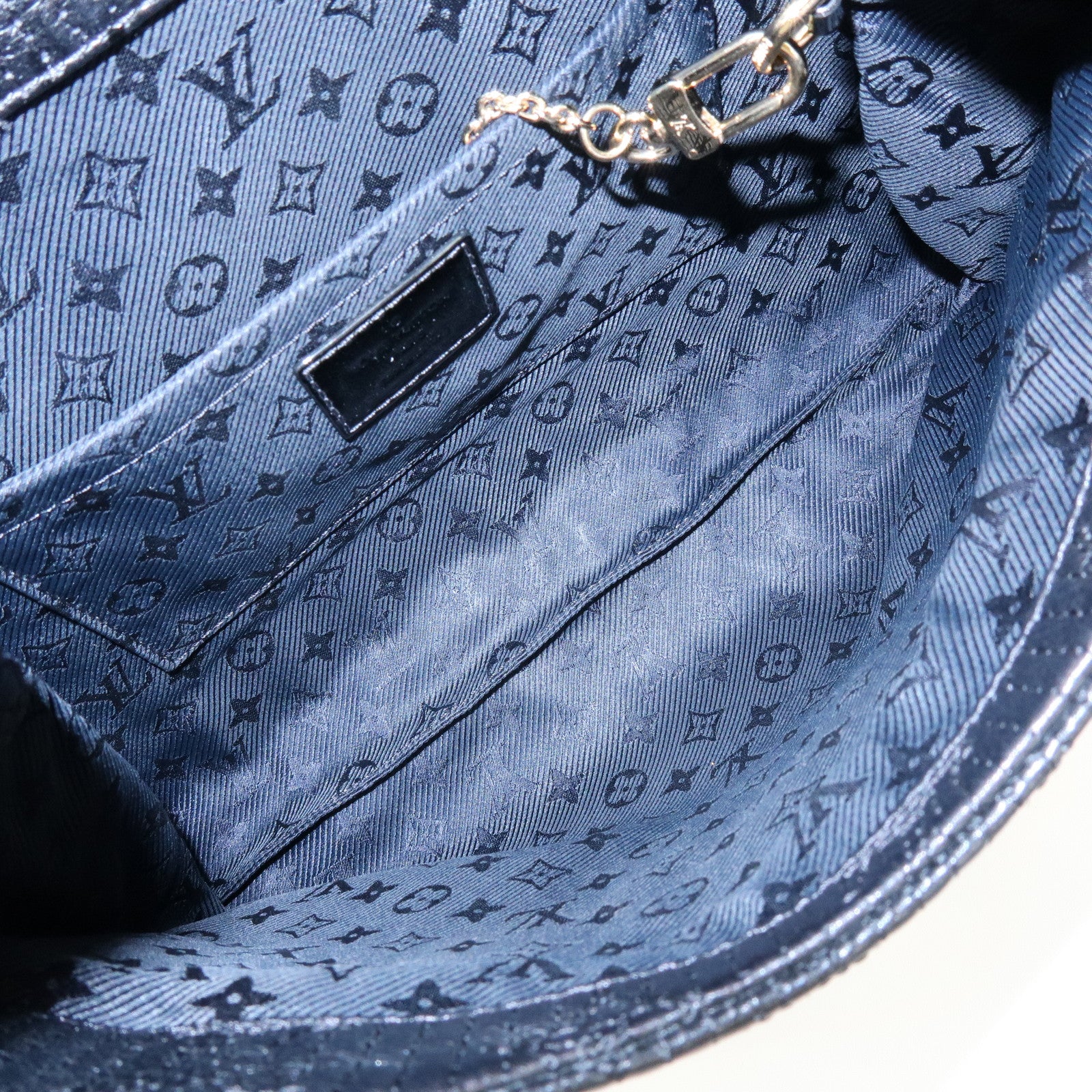 Louis Vuitton Monogram Motard Pochette Altair Clutch Bag Noir M40495
