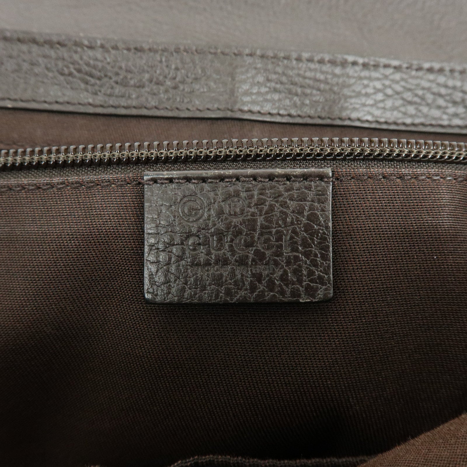 GUCCI GG Canvas Leather Shoulder Bag Crossbody Bag Beige Brown 449171