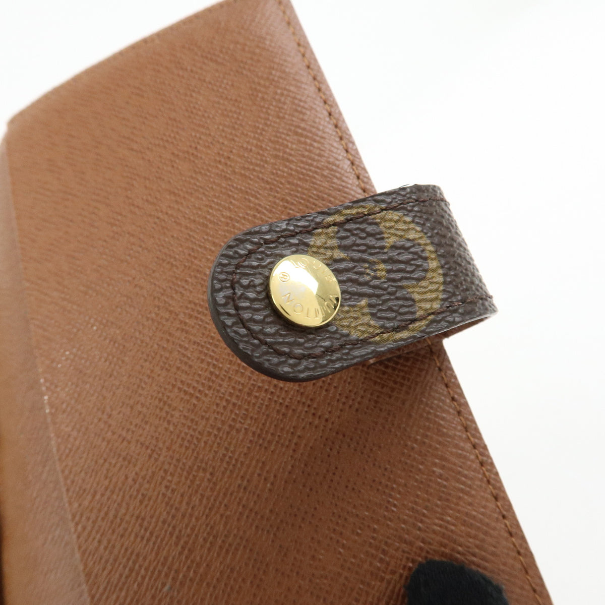 Louis Vuitton Monogram Agenda PM Planner Cover Brown R20005