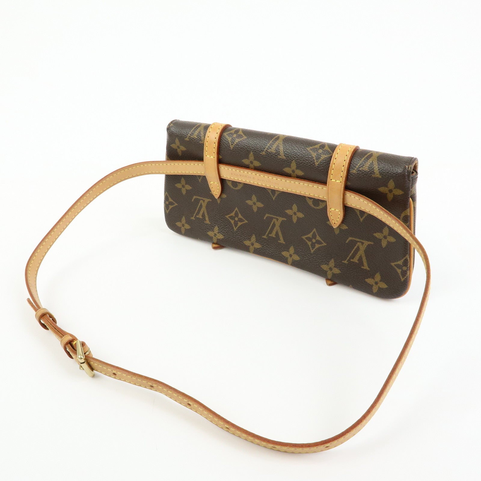 Louis Vuitton Monogram Pochette Marelle Waist Body Bag Brown M51159