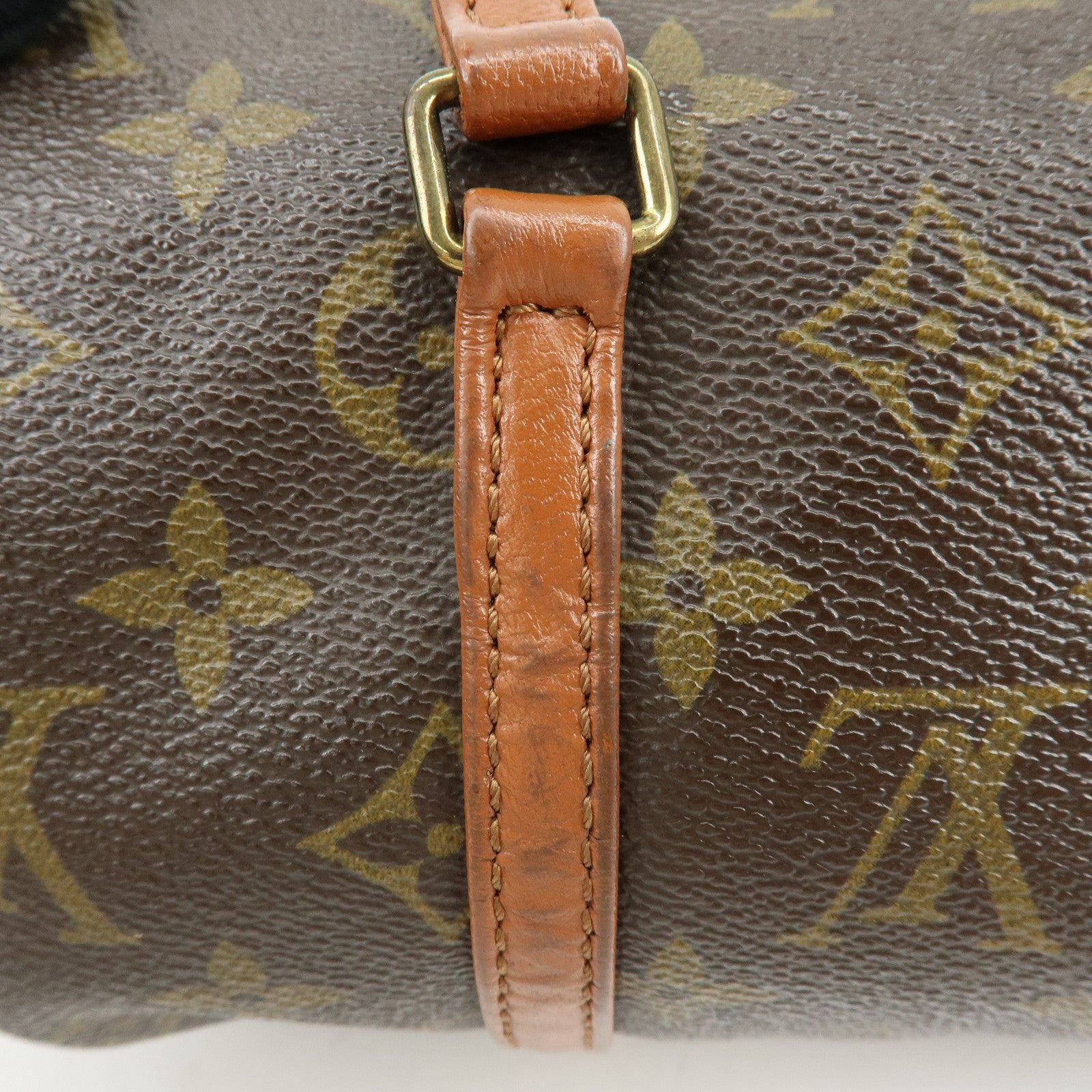 Louis Vuitton Monogram Papillon 26 Hand Bag Old Style Brown M51366