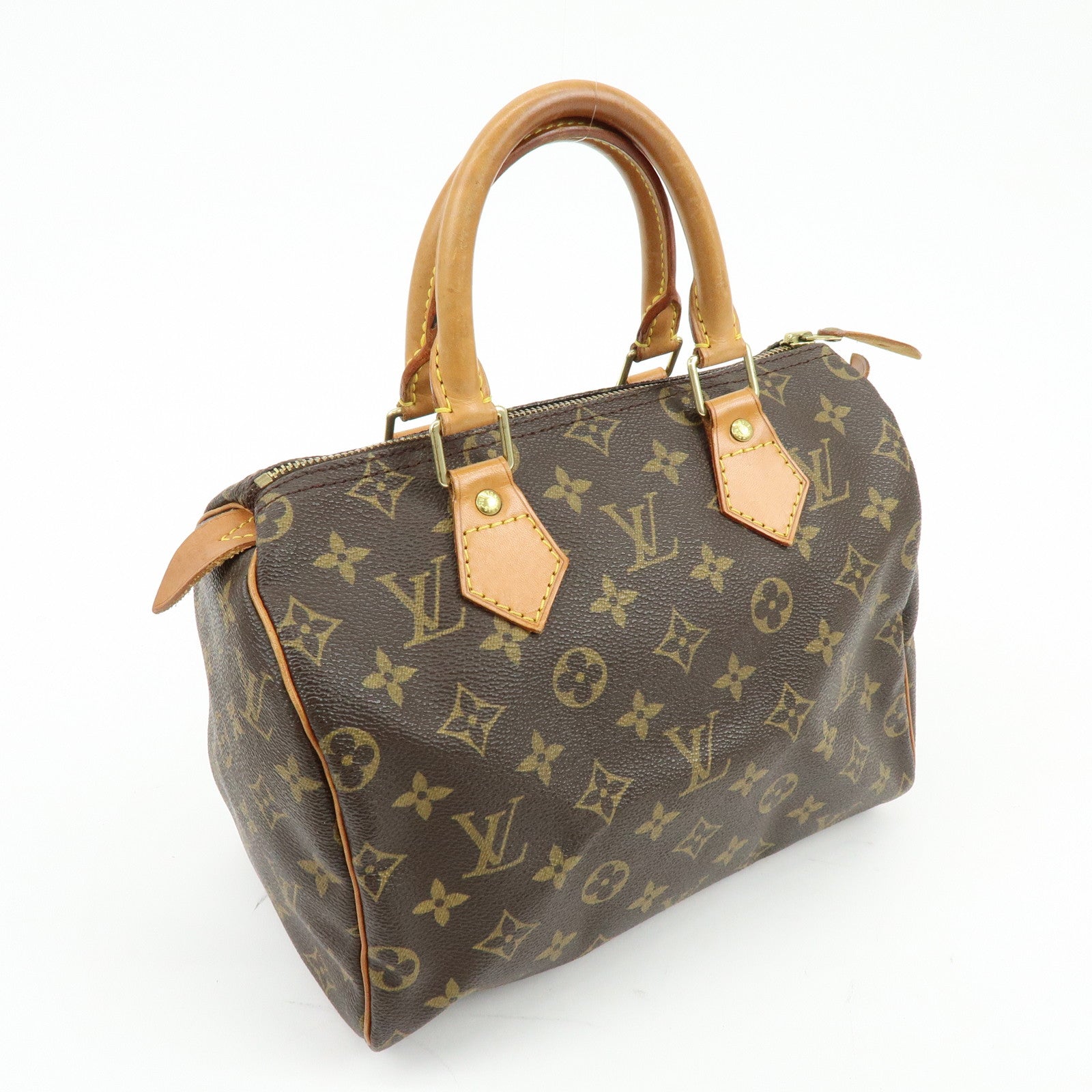 Louis Vuitton Monogram Speedy 25 Boston Bag Hand Bag Brown M41528