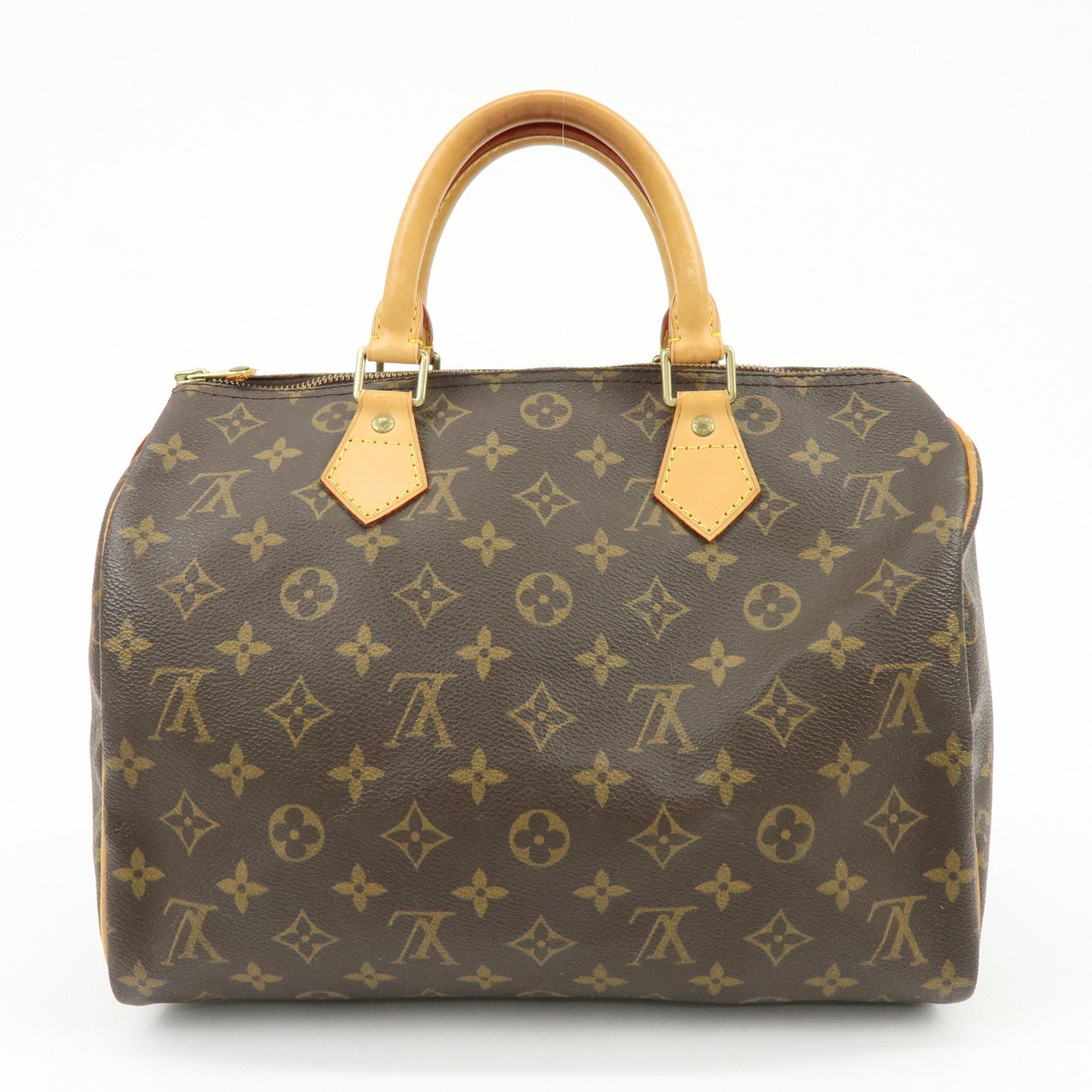 Louis Vuitton Monogram Speedy 30 Boston Bag Hand Bag Brown M41526