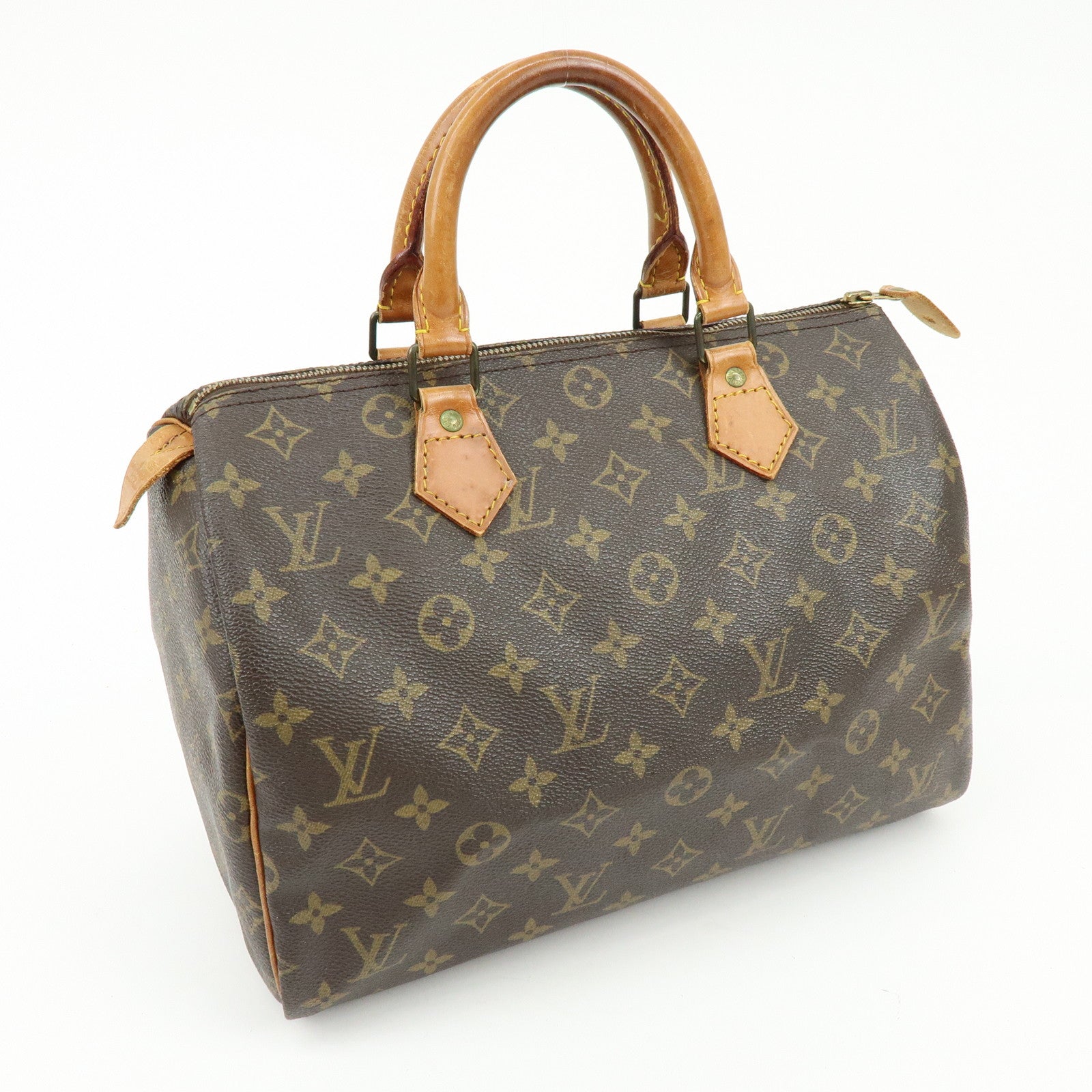 Louis Vuitton Monogram Speedy 30 Boston Bag Hand Bag Brown M41526