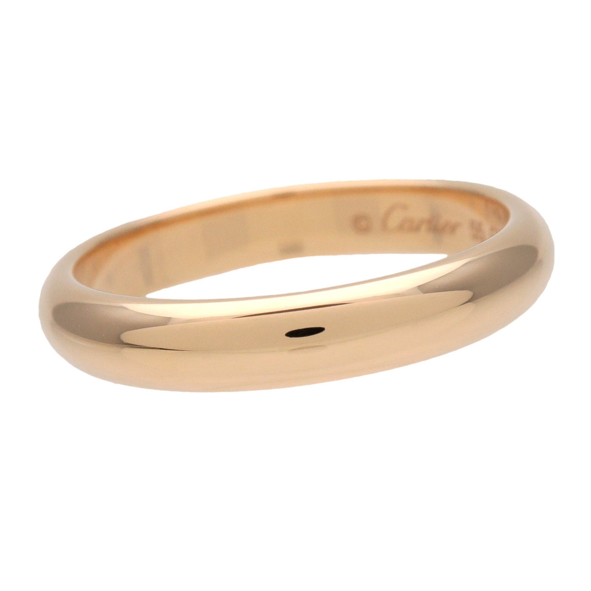 Cartier 1895 Wedding Ring K18 750YG Yellow Gold #55 US7.25 EU55