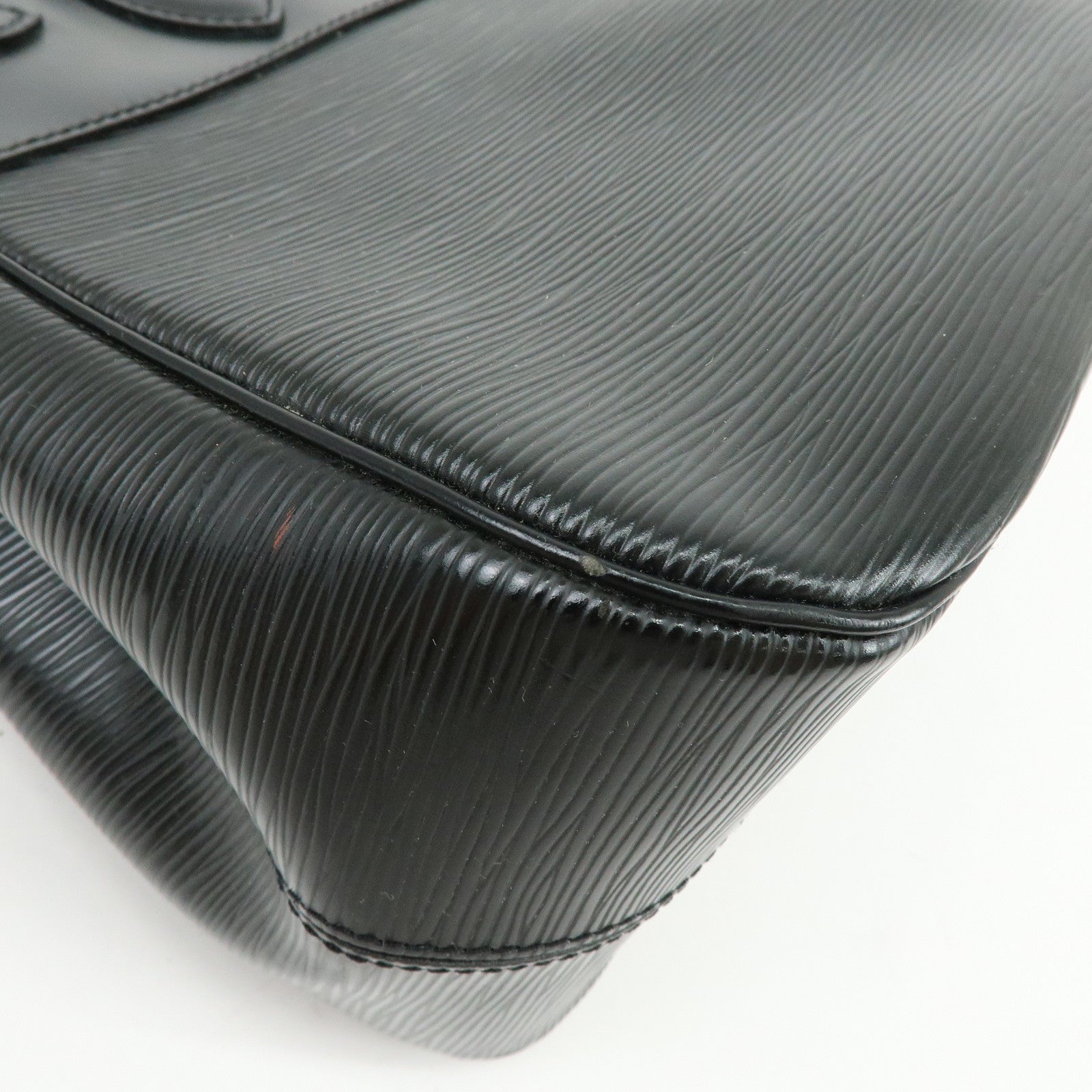 Louis Vuitton Epi Passy PM Leather Hand Bag Noir Black M59262