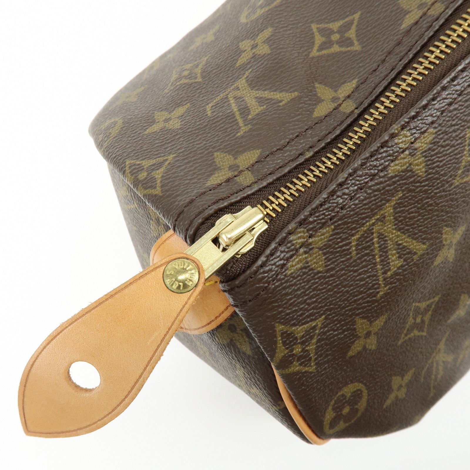 Louis Vuitton Monogram Speedy 40 Hand Bag Boston Bag Brown M41522