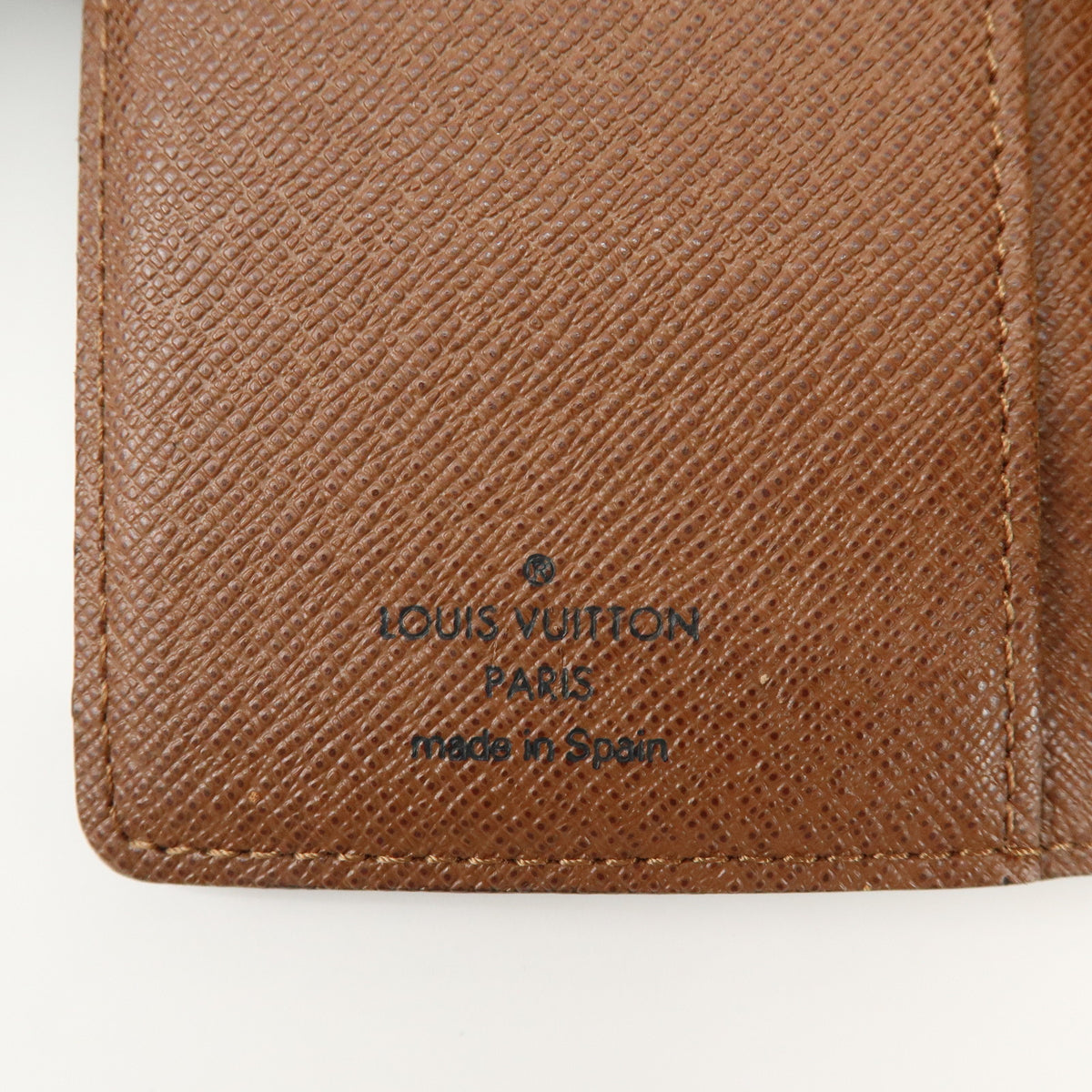 Louis Vuitton Monogram Agenda PM Planner Cover Brown R20005