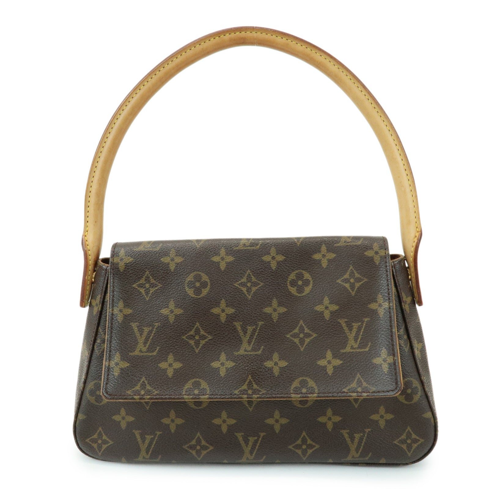Louis Vuitton Monogram Mini Looping Shoulder Bag Brown M51147