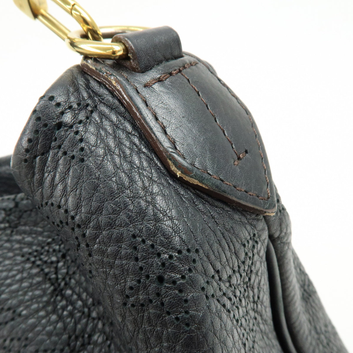 Louis Vuitton Monogram Mahina Selene MM 2Way Hand Bag Noir M93987