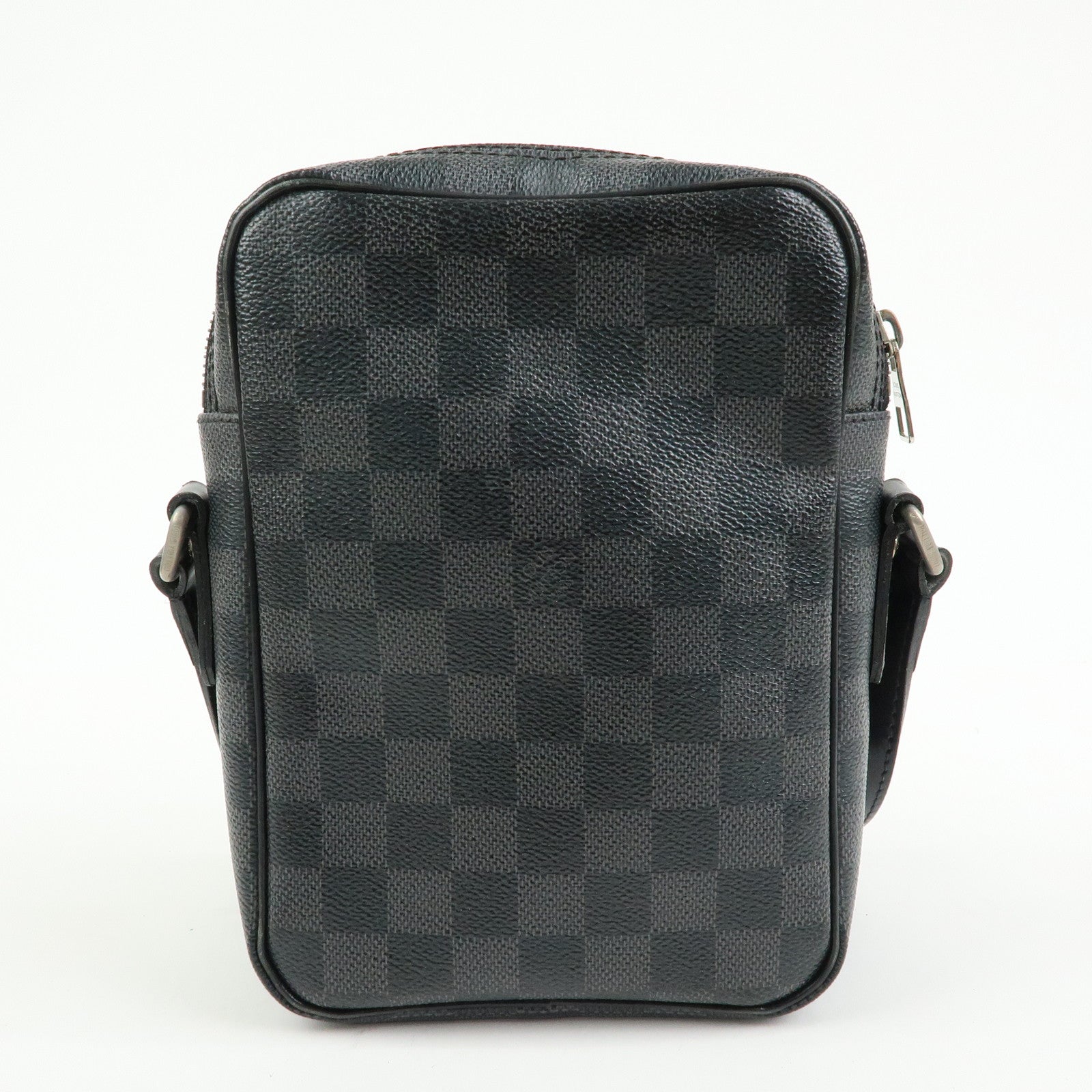 Louis Vuitton Damier Graphite Rem Shoulder Bag Black N41446