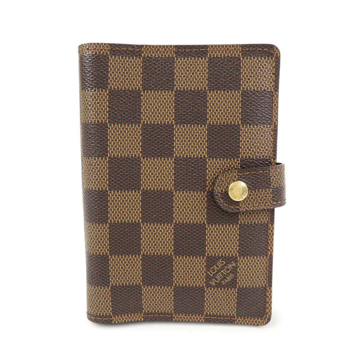Louis Vuitton Damier Ebene Agenda PM Planner Cover Brown R20700