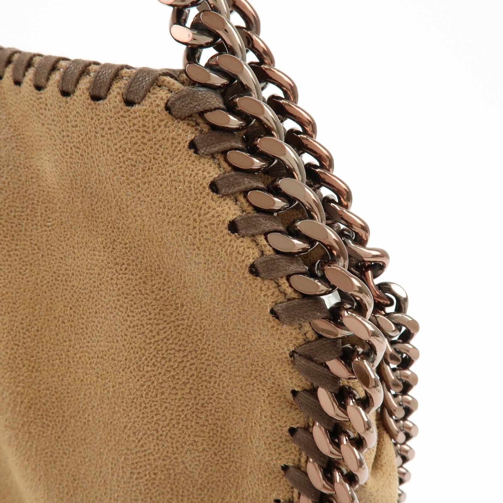 STELLA MCCARTNEY Falabella Faux Leather 2Way Bag Brown 371223