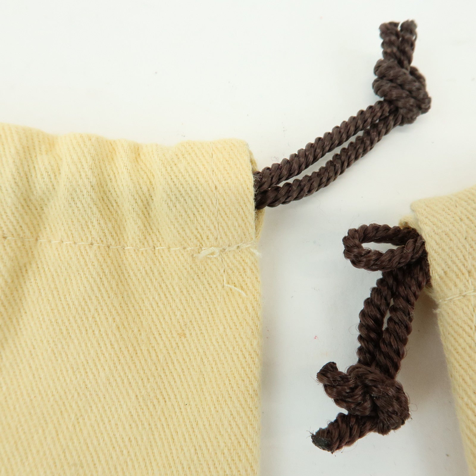 Loiuis Vuitton Set Of  32 Dust Bag Drawstring Style Beige Brown