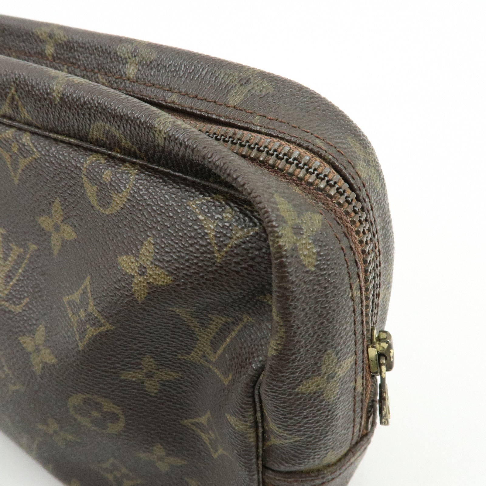 Louis Vuitton Monogram Trousse Toilette 28 Pouch Brown M47522