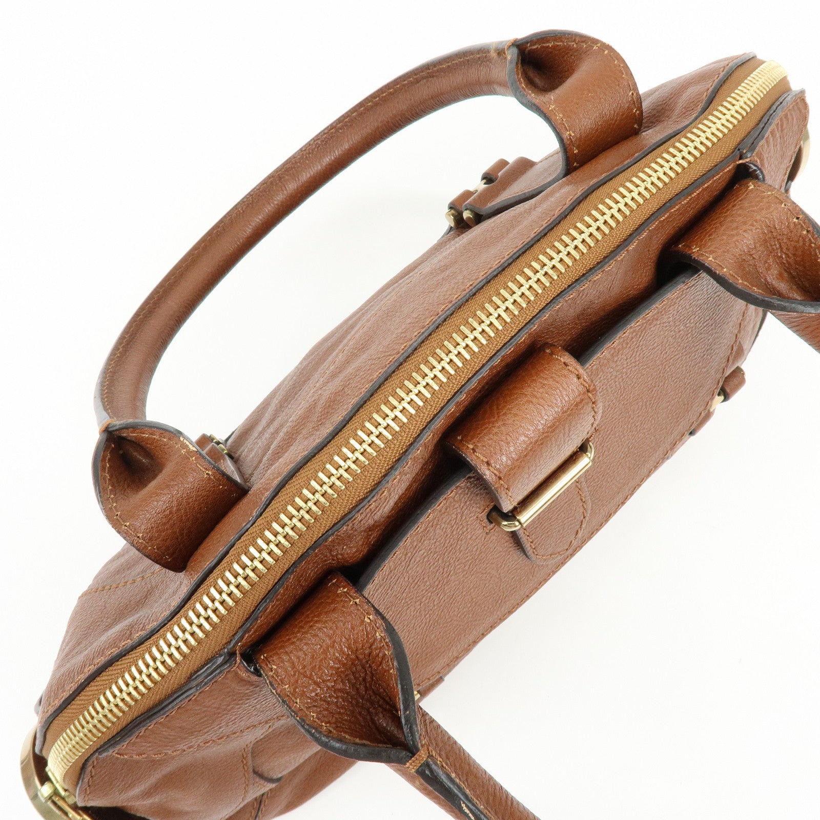 Chloe Leahter Georgia Shoulder Bag Hand Bag Brown