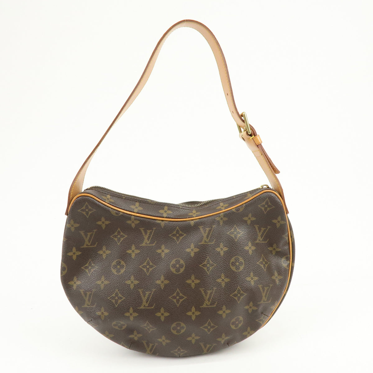 Louis Vuitton Monogram Croissant MM Shoulder Bag Brown M51512