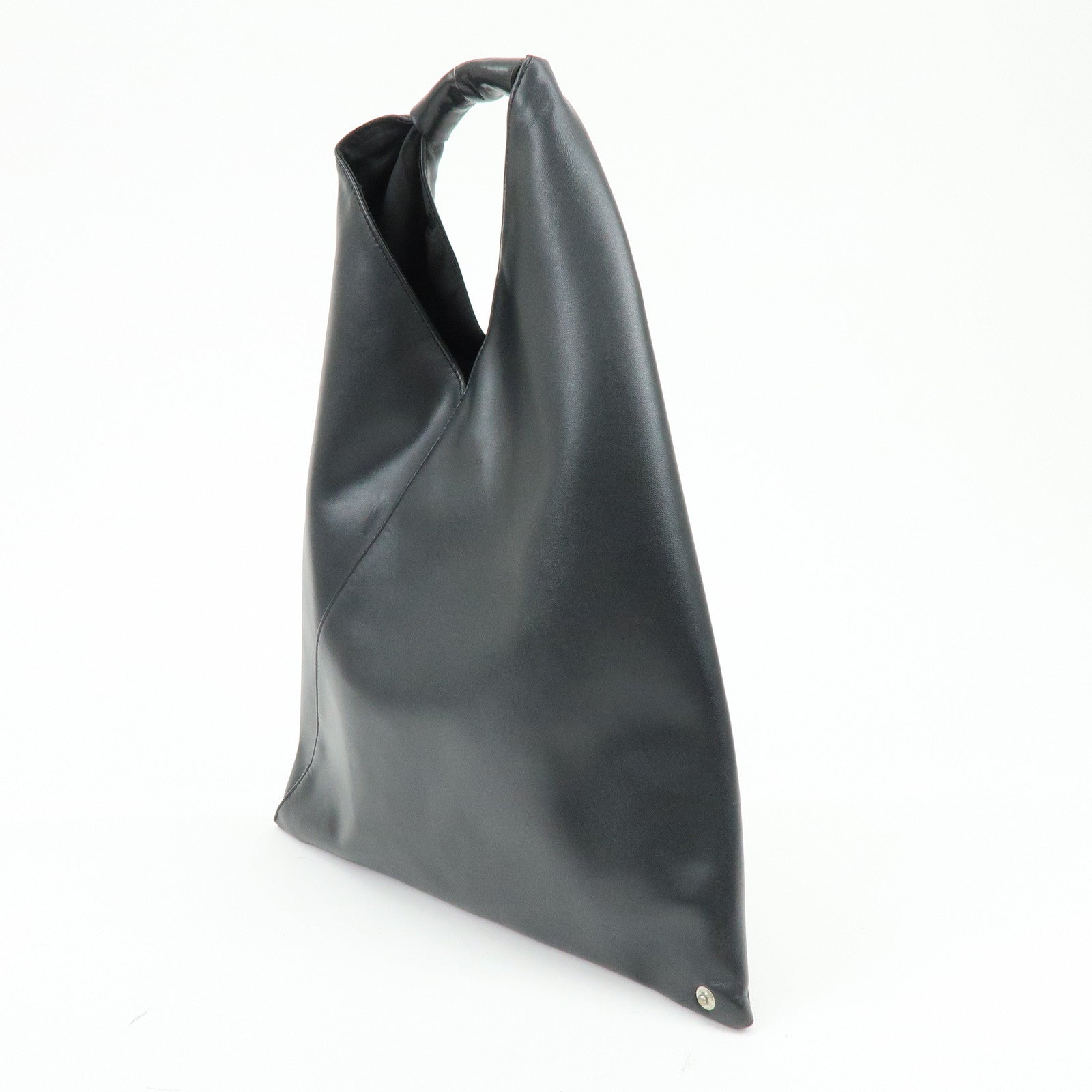 Maison Margiela MM6 Japanese Faux Leather Hand Bag Black