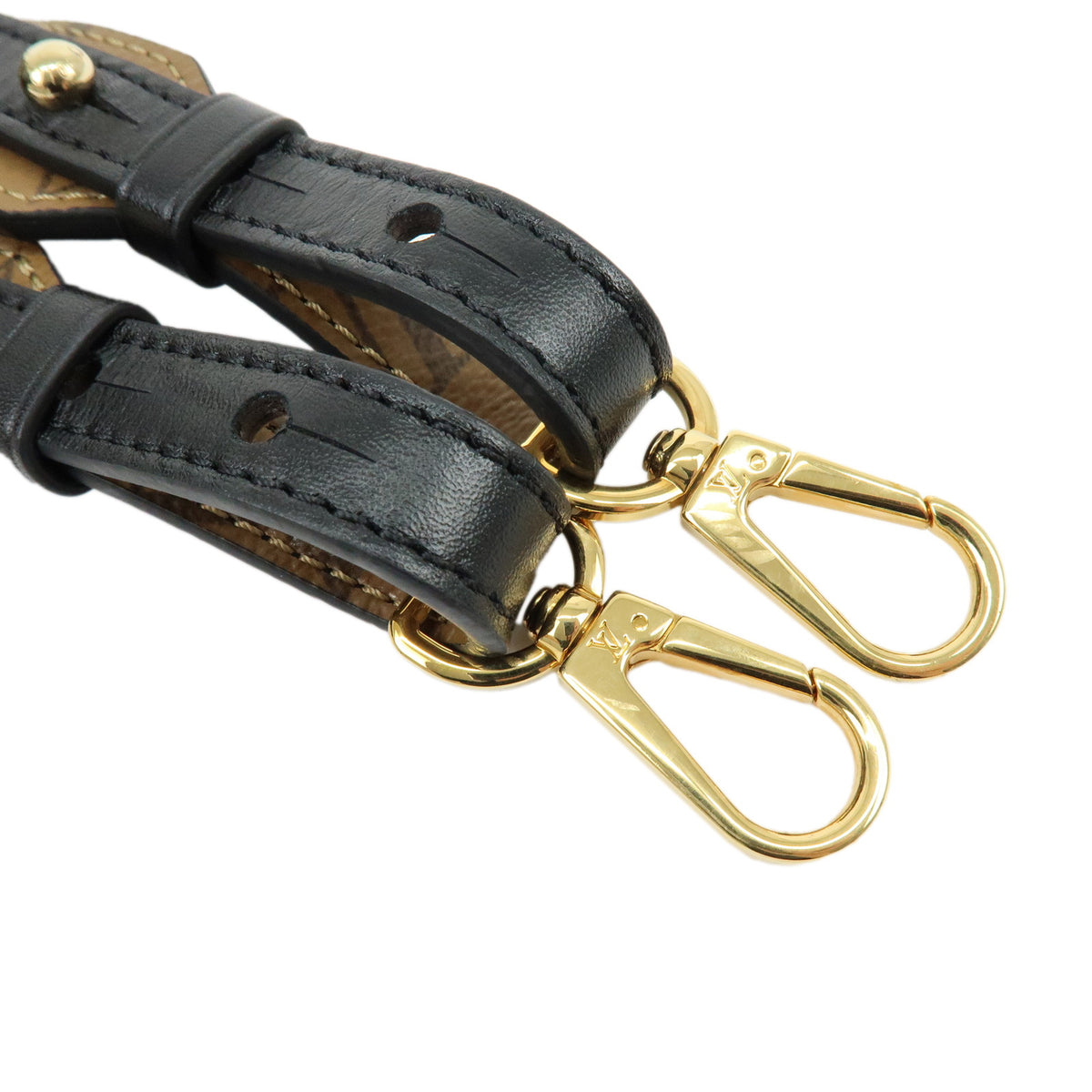 Louis Vuitton Monogram Reverse Canvas Leather Shoulder Strap XL J02371