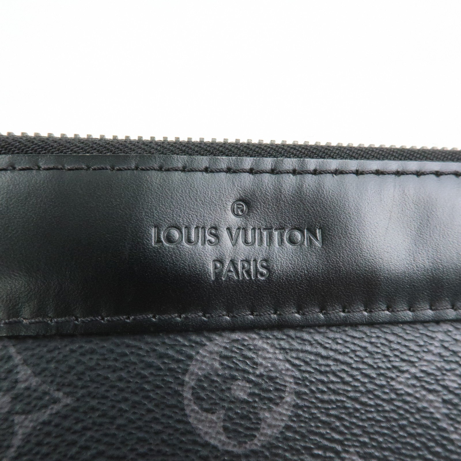 Louis Vuitton Monogram Eclipse Pochette Discovery Clutch Bag M62291