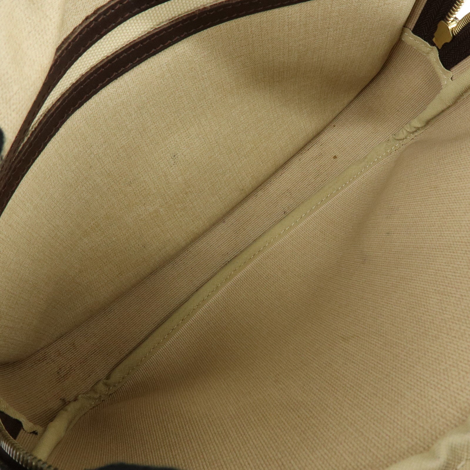 Louis Vuitton Damier Ebene Reporter PM SPO Shoulder Bag Brown M45253