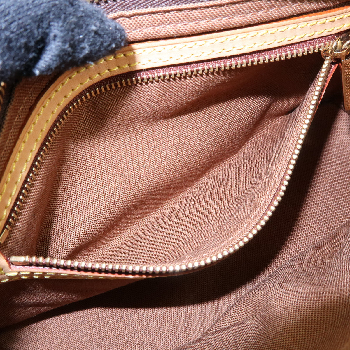 Louis Vuitton Monogram Trotteur Canvas Shoulder Bag Brown M51240