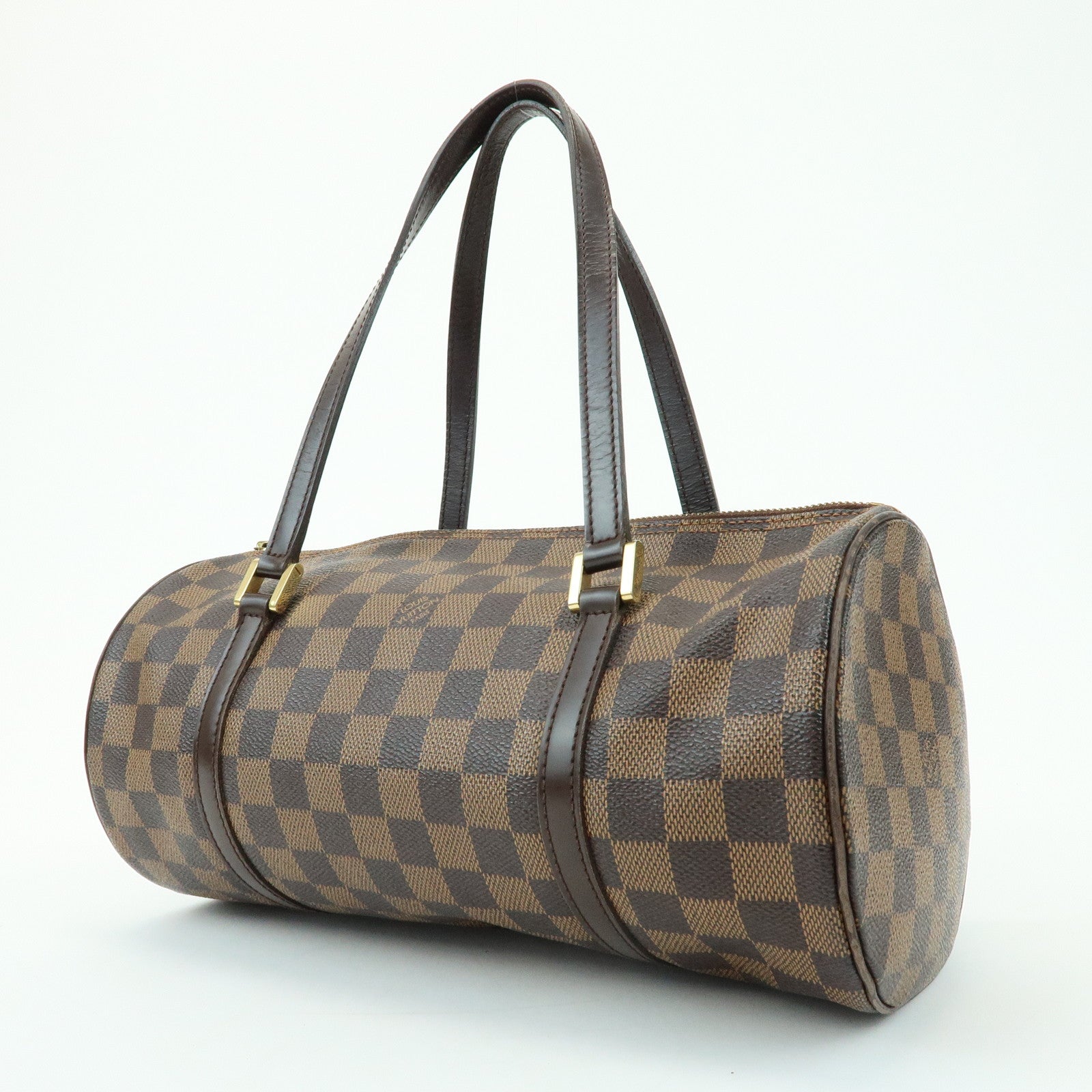 Louis Vuitton Damier Ebene Papillon 30 Hand Bag Brown N51303