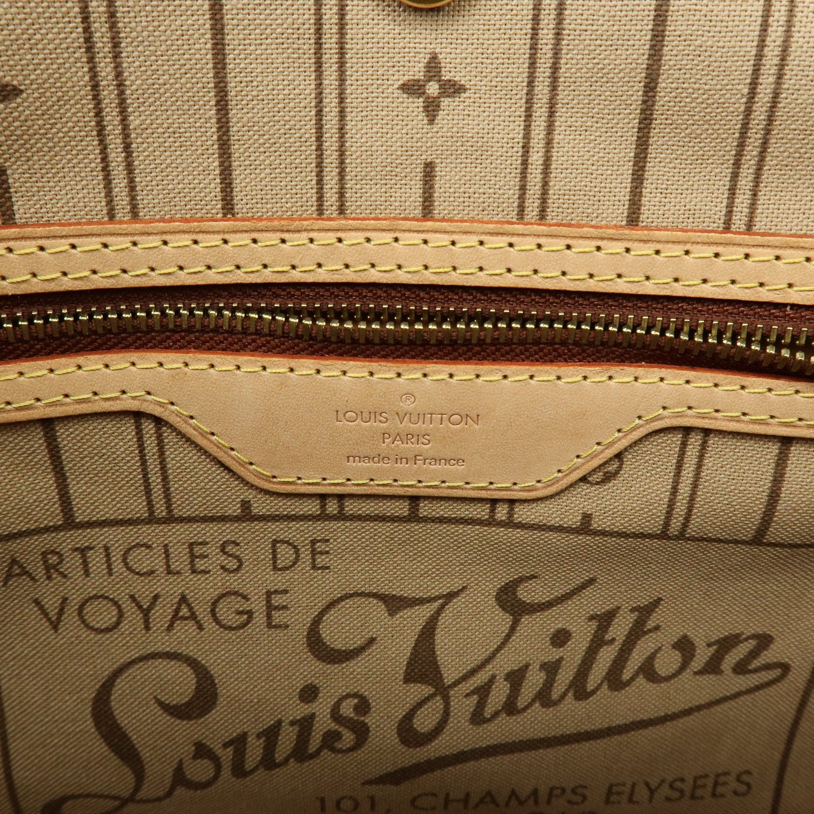 Louis Vuitton Monogram Neverfull PM Tote Bag Hand Bag Brown M40155