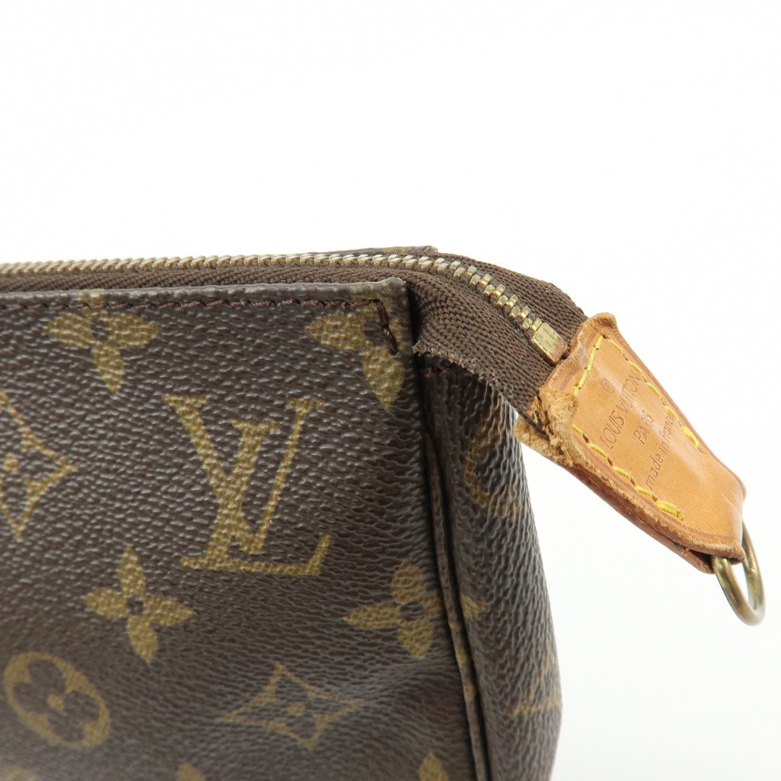 Louis Vuitton Monogram Canvas Set of 2 Pochette Accessoires Pouch Brown