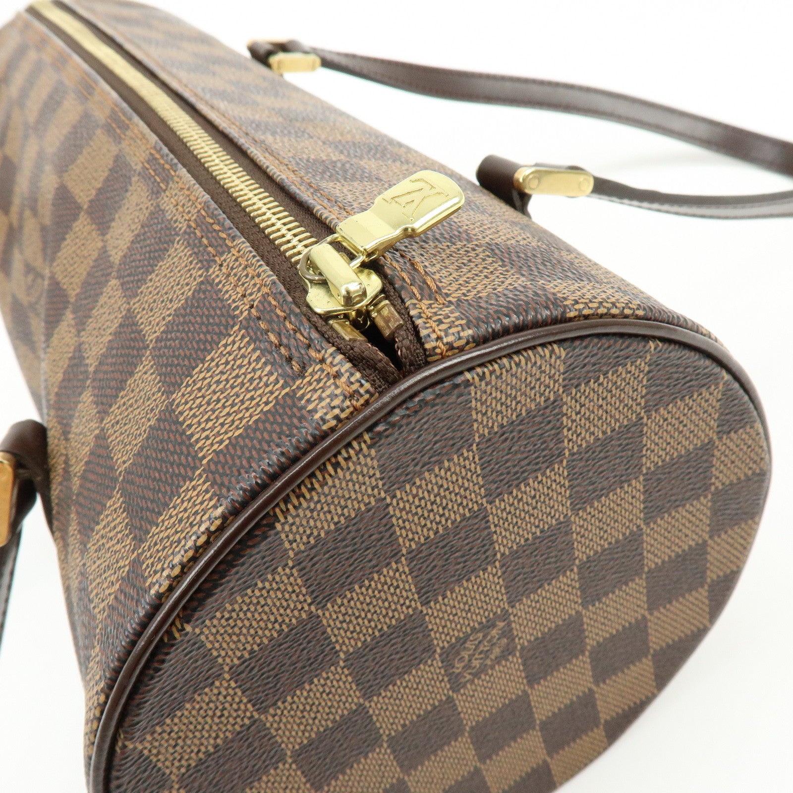 Louis Vuitton Damier Ebene Papillon 30 Hand Bag Brown N51303