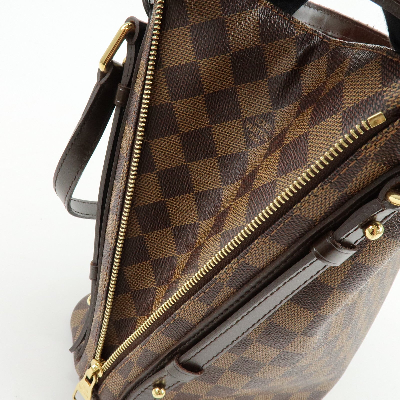 Louis Vuitton Damier Cabas Rivington Canvas Shoulder Bag Brown N41108