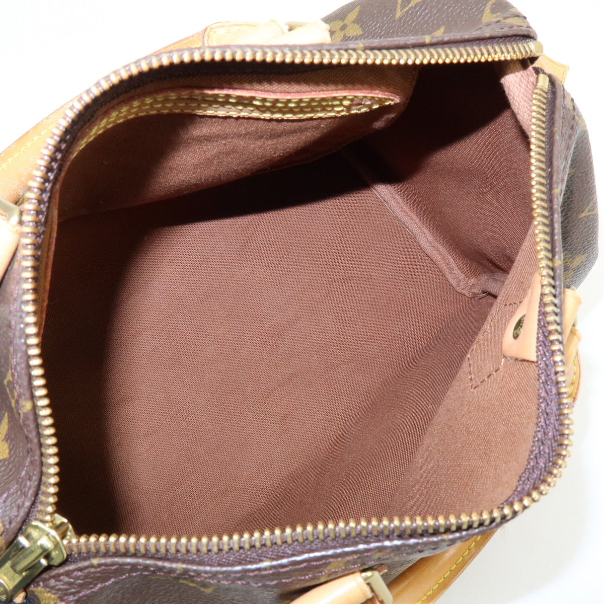 Louis Vuitton Monogram Speedy 25 Boston Bag Hand Bag Brown M41528