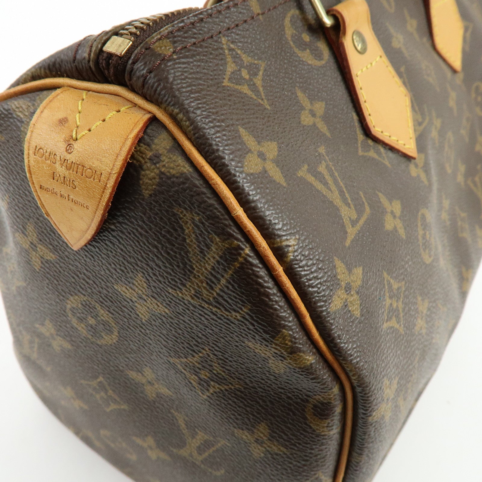Louis Vuitton Monogram Speedy 30 Boston Bag Hand Bag Brown M41526