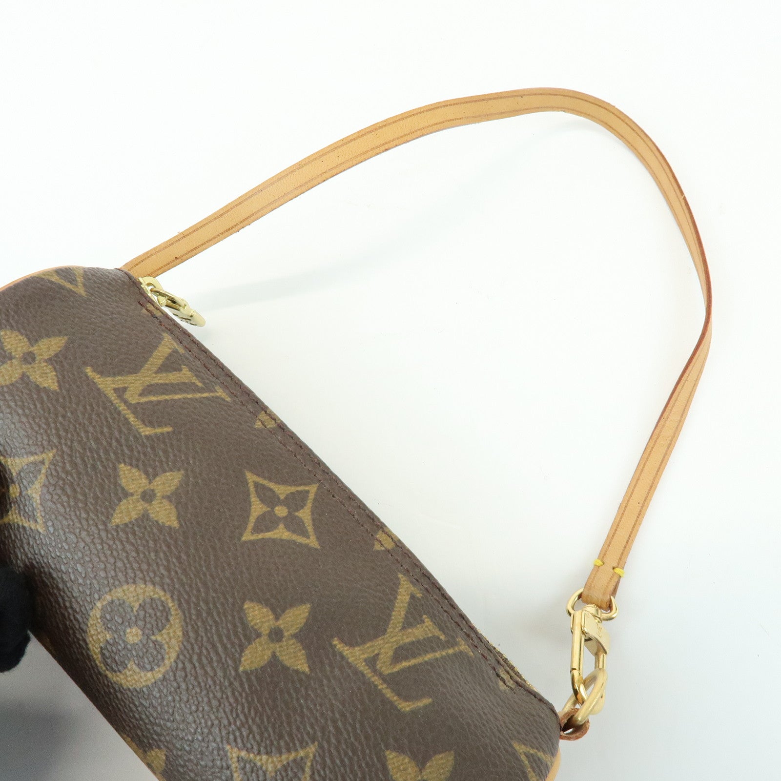 Louis Vuitton Monogram Canvas Mini Pouch for Papillon Bag Brown